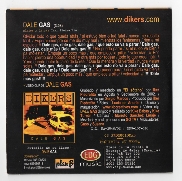 last ned album Dikers - Dale Gas