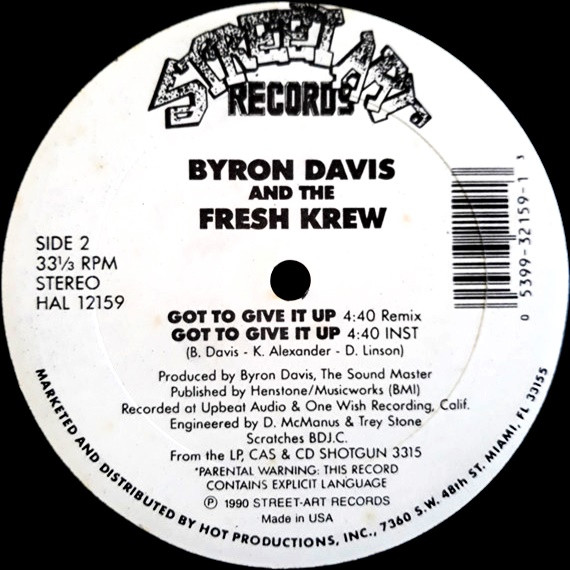 ladda ner album Byron Davis And The Fresh Krew - U Funky Remix Got To Give It Up Remix