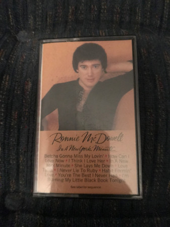 Ronnie McDowell – In A New York Minute (1985, Vinyl) - Discogs