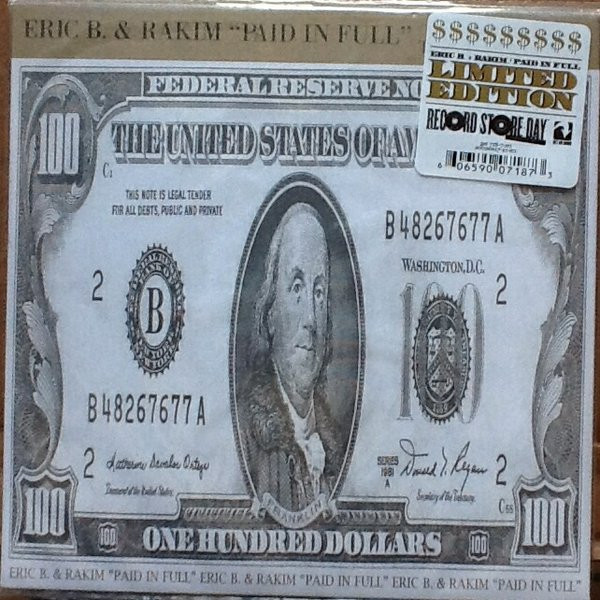 Eric B. & Rakim – Paid In Full (Mini Madness - The Coldcut Remix 