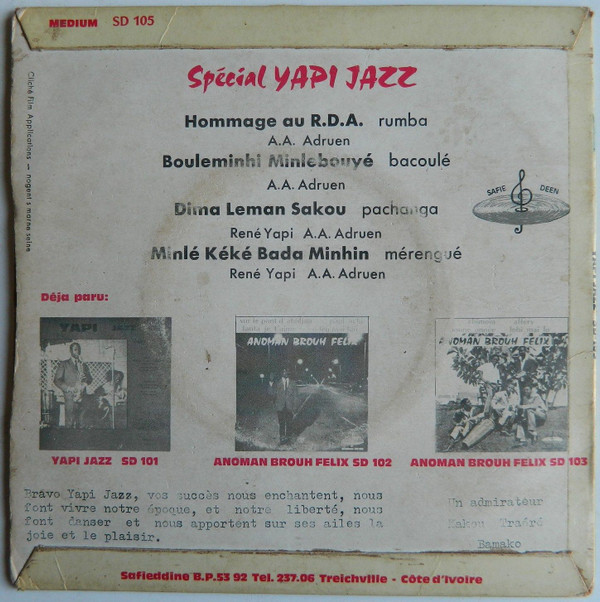 télécharger l'album Yapi Jazz - Spécial Yapi Jazz
