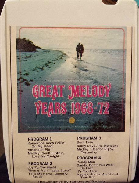 The Longines Symphonette Great Melody Years 1968 72 8 Track