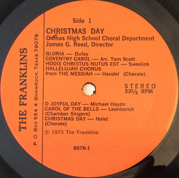 Album herunterladen Dumas High School Choral Department - Christmas Day