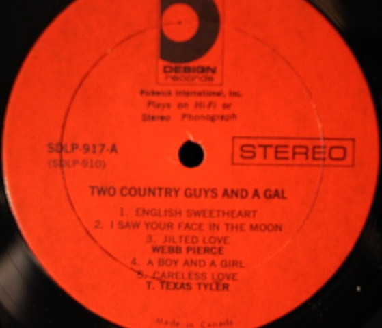 last ned album T Texas Tyler, Patsy Cline, Webb Pierce - Two Country Guys And A Gal