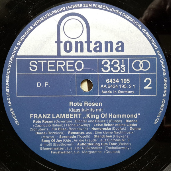 lataa albumi Franz Lambert - Rote Rosen Klassik Hits
