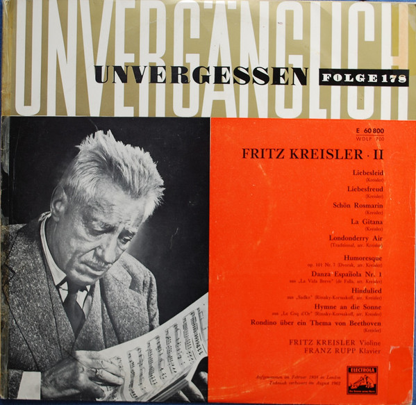 baixar álbum Fritz Kreisler - Fritz Kreisler II