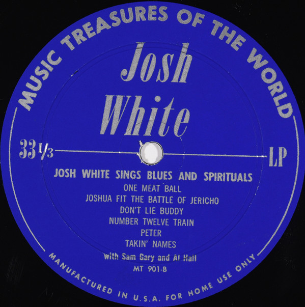 ladda ner album Josh White - Josh White Sings Blues And Spirituals