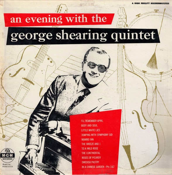An Evening With The George Shearing Quintet (1954, Vinyl) - Discogs