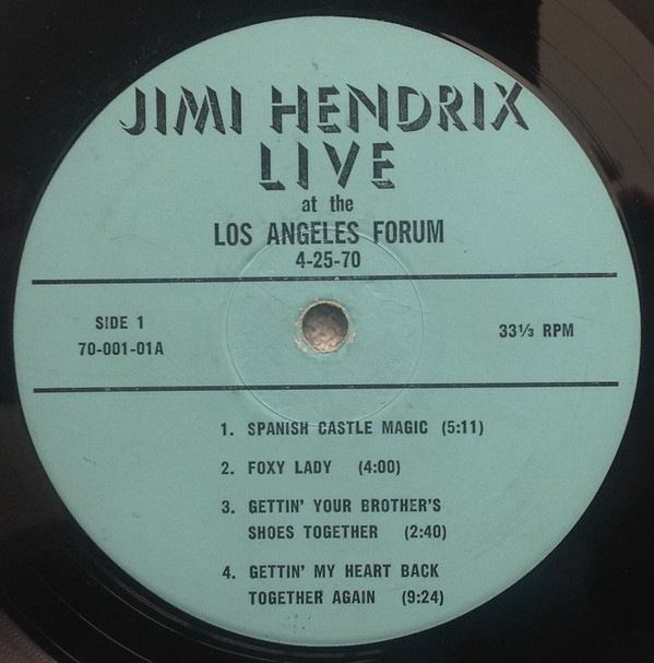 lataa albumi Jimi Hendrix - Live At The The Los Angeles Forum 4 25 70