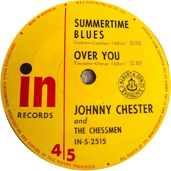 last ned album Johnny Chester And The Chessmen - Summertime Blues