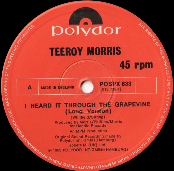 last ned album TeeRoy Morris - I Heard It Through The Grapevine