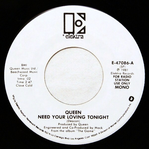 【EP】Queen / Need Your Loving Tonight