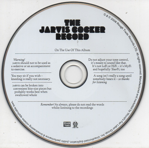 Jarvis - The Jarvis Cocker Record | Releases | Discogs