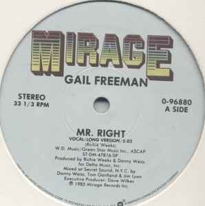 Gail Freeman - Mr. Right album cover