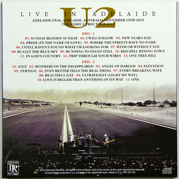 Album herunterladen U2 - Live In Adelaide