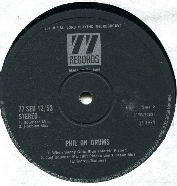 descargar álbum Phil Seamen - Phil On Drums