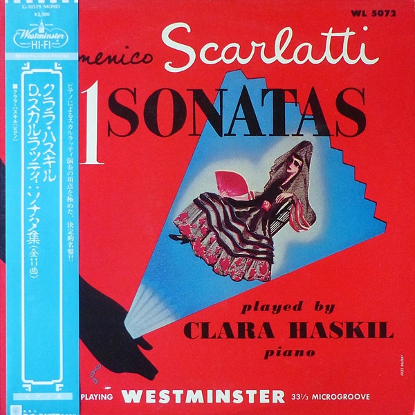 Clara Haskil, Scarlatti – The Art of Clara Haskil (1957, Vinyl