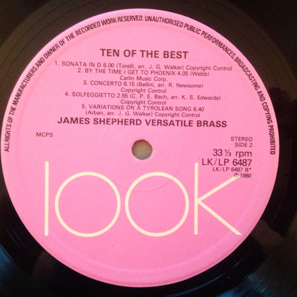 lataa albumi James Shepherd Versatile Brass - Ten Of The Best