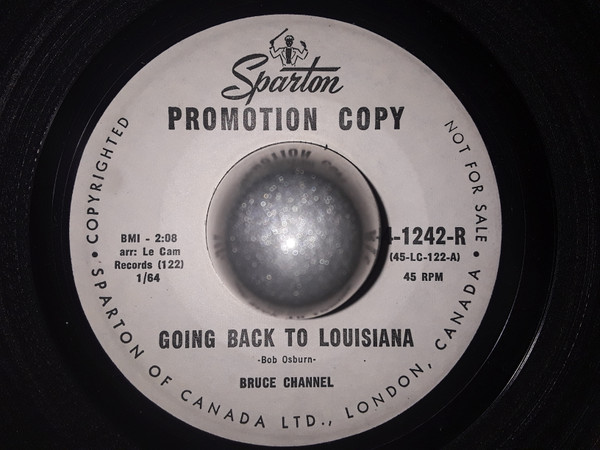 Bruce Channel – Going Back To Louisiana / Forget Me Not (1964