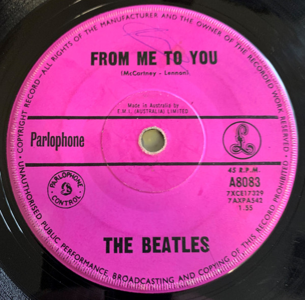 The Beatles – From Me To You (1963, Vinyl) - Discogs