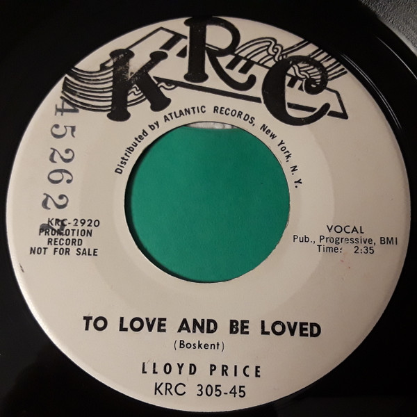 baixar álbum Lloyd Price - To Love And Be Loved How Many Times
