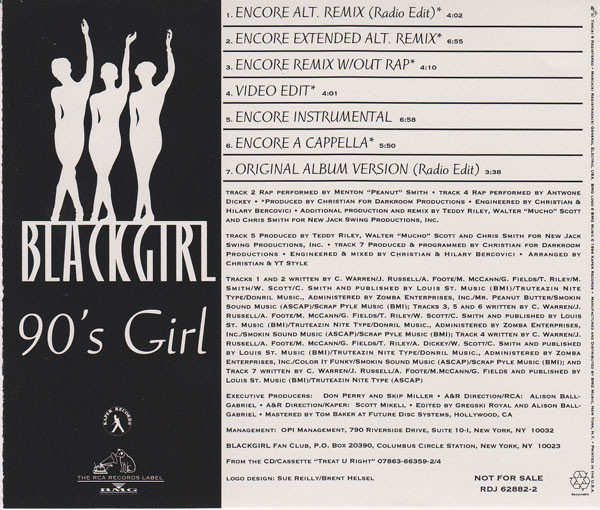 Blackgirl - 90's Girl | Releases | Discogs