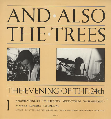 And Also The Trees - The Evening Of The 24th | Releases | Discogs