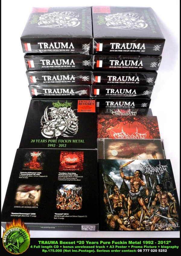 ladda ner album Trauma - 20 Years Pure Fuckin Metal 1992 2012