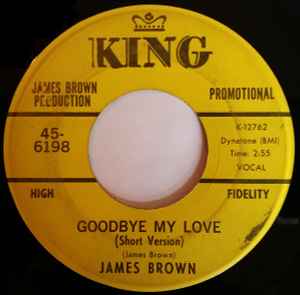 James Brown - Goodbye My Love album cover