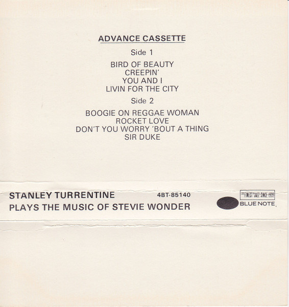 Stanley Turrentine - Wonderland (Stanley Turrentine Plays The 