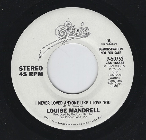 Louise Mandrell – I Never Loved Anyone Like I Love You (1979