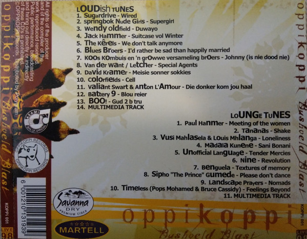 Album herunterladen Various - Oppikoppi Bushveld Blast Live 98