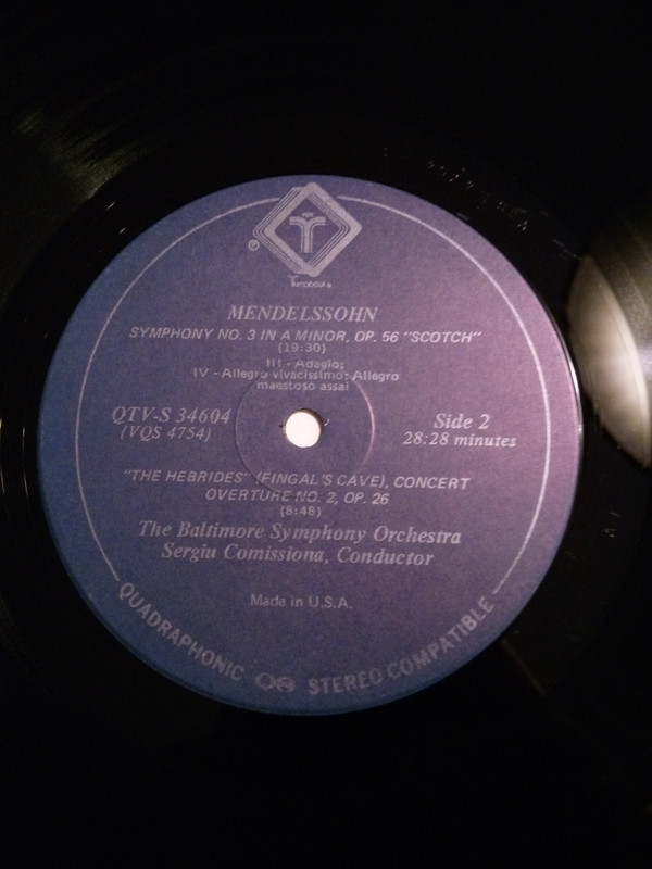 Album herunterladen Mendelssohn, Sergiu Comissiona, The Baltimore Symphony Orchestra - Symphony No3 Scotch Overture to Fingals Cave