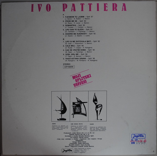 baixar álbum Ivo Pattiera - Moji Splitski Uspjesi