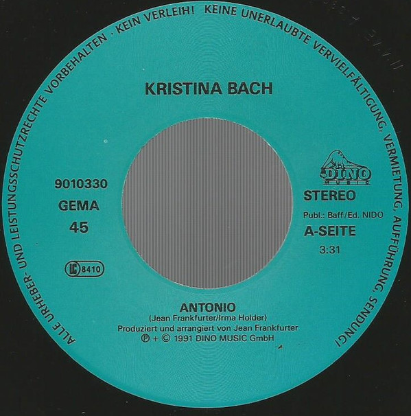 baixar álbum Kristina Bach - Antonio