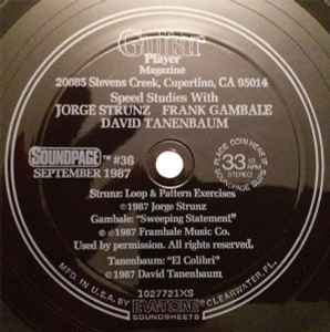 Jorge Strunz - Speed Studies With Jorge Strunz Frank Gambale David Tanenbaum