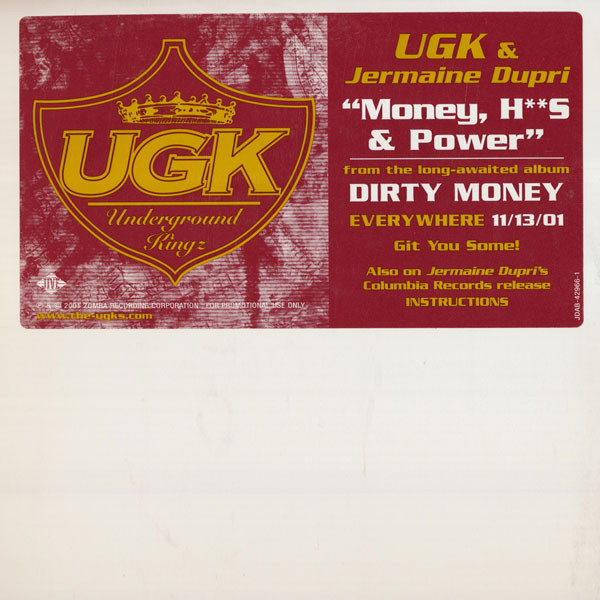 lataa albumi UGK & Jermaine Dupri - Money Hs Power