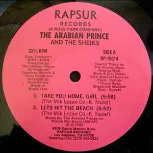 Take You Home Girl / Innovator - The Arabian Prince & The Sheiks