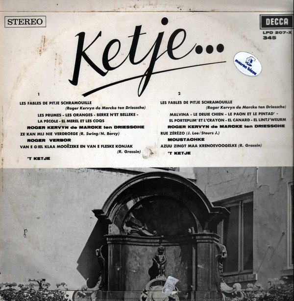 baixar álbum Roger Kervyn de Marcke ten Driessche, Roger Verbor, 't Ketje, Moustachke - Ketje