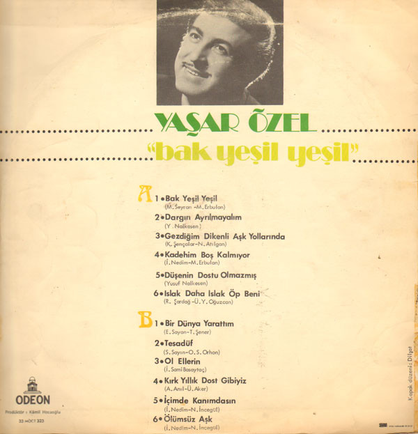 télécharger l'album Yaşar Özel - Bak Yeşil Yeşil