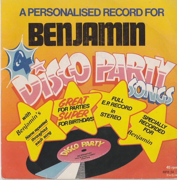 descargar álbum Unknown Artist - A Personalised Record For Benjamin