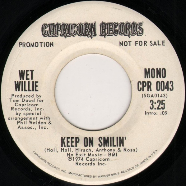 Wet Willie – Keep On Smilin' (1974, Vinyl) - Discogs