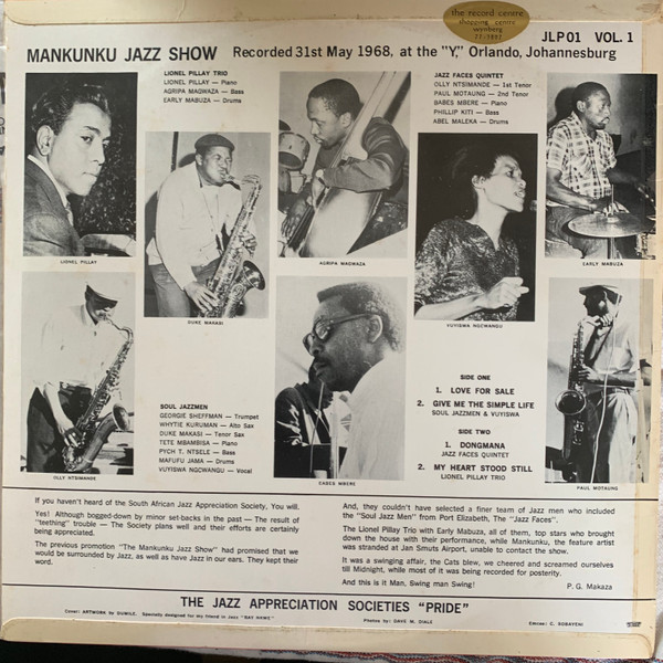 descargar álbum Various - Mankunku Jazz Show Recorded Live At The Y Orlando