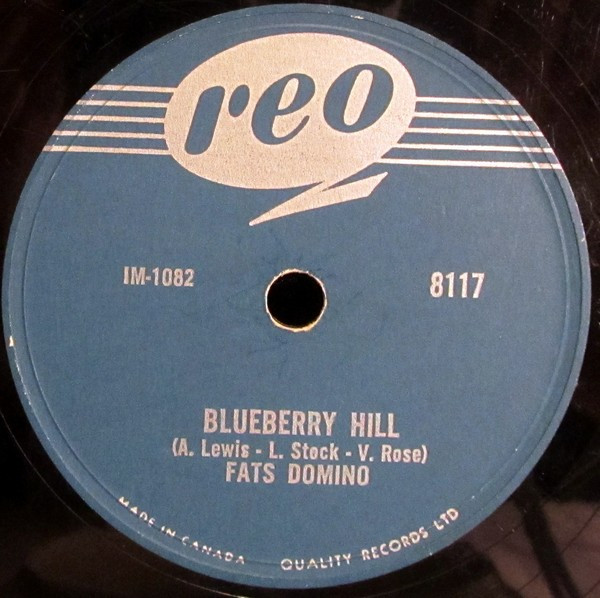 Fats Domino – Blueberry Hill (1956, Red Label / Version 2, Vinyl