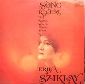 Erika Sziklay - Song Recital album cover