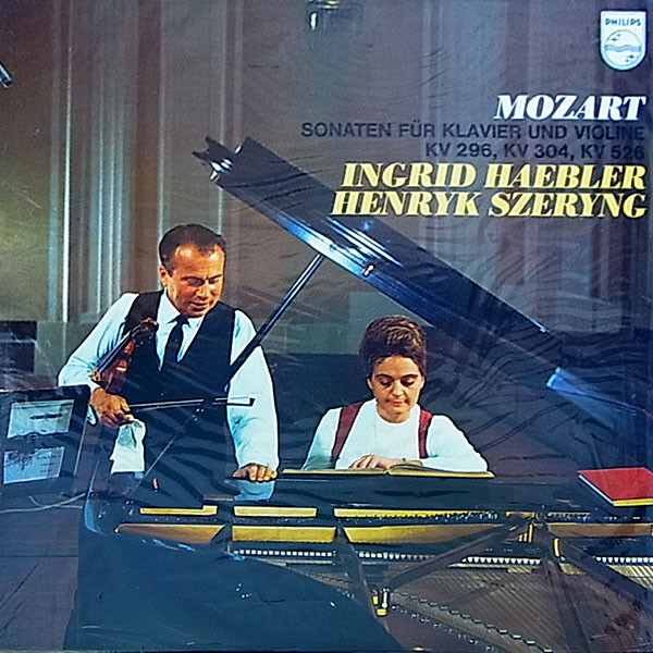 Mozart, Ingrid Haebler • Henryk Szeryng – Sonatas For Piano And