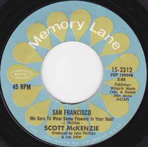 Scott McKenzie - San Francisco (Be Sure To Wear Some Flowers In Your Hair) / Like An Old Time Movie album cover