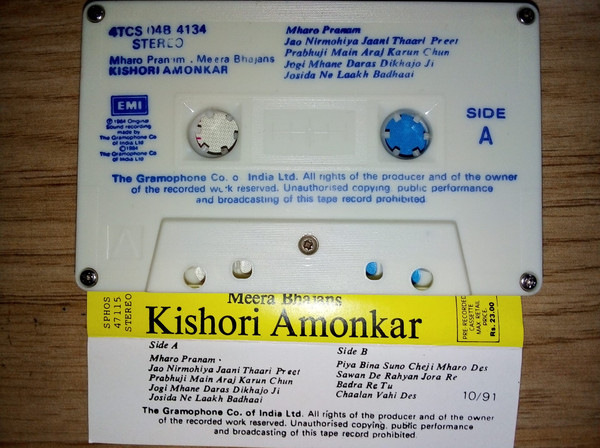 baixar álbum Kishori Amonkar - Meera Bajans