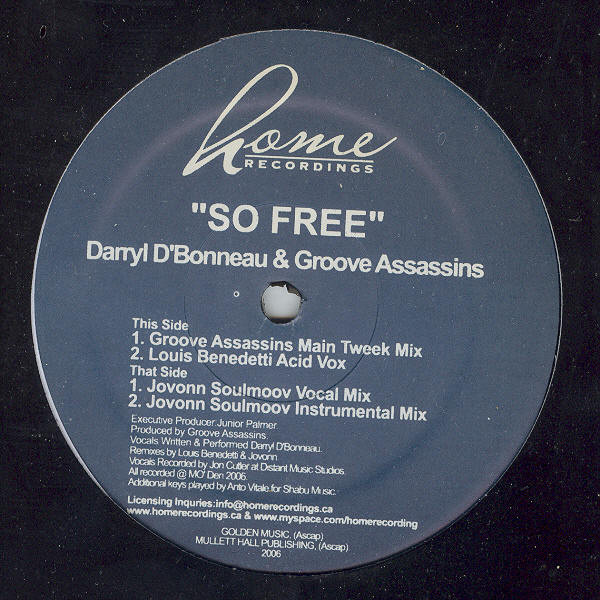 descargar álbum Darryl D'Bonneau & Groove Assassins - So Free