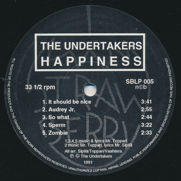 télécharger l'album The Undertakers - Happiness
